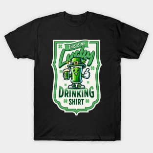 Lucky Drinking Shirt St Patrick's Day T-Shirt